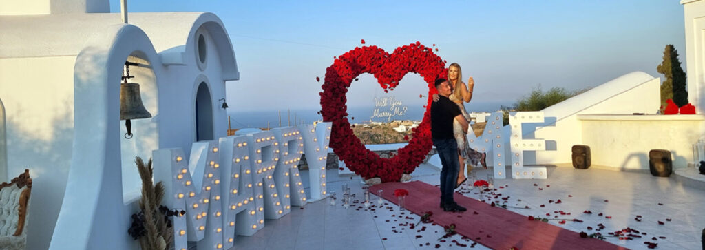 santorini proposal packages